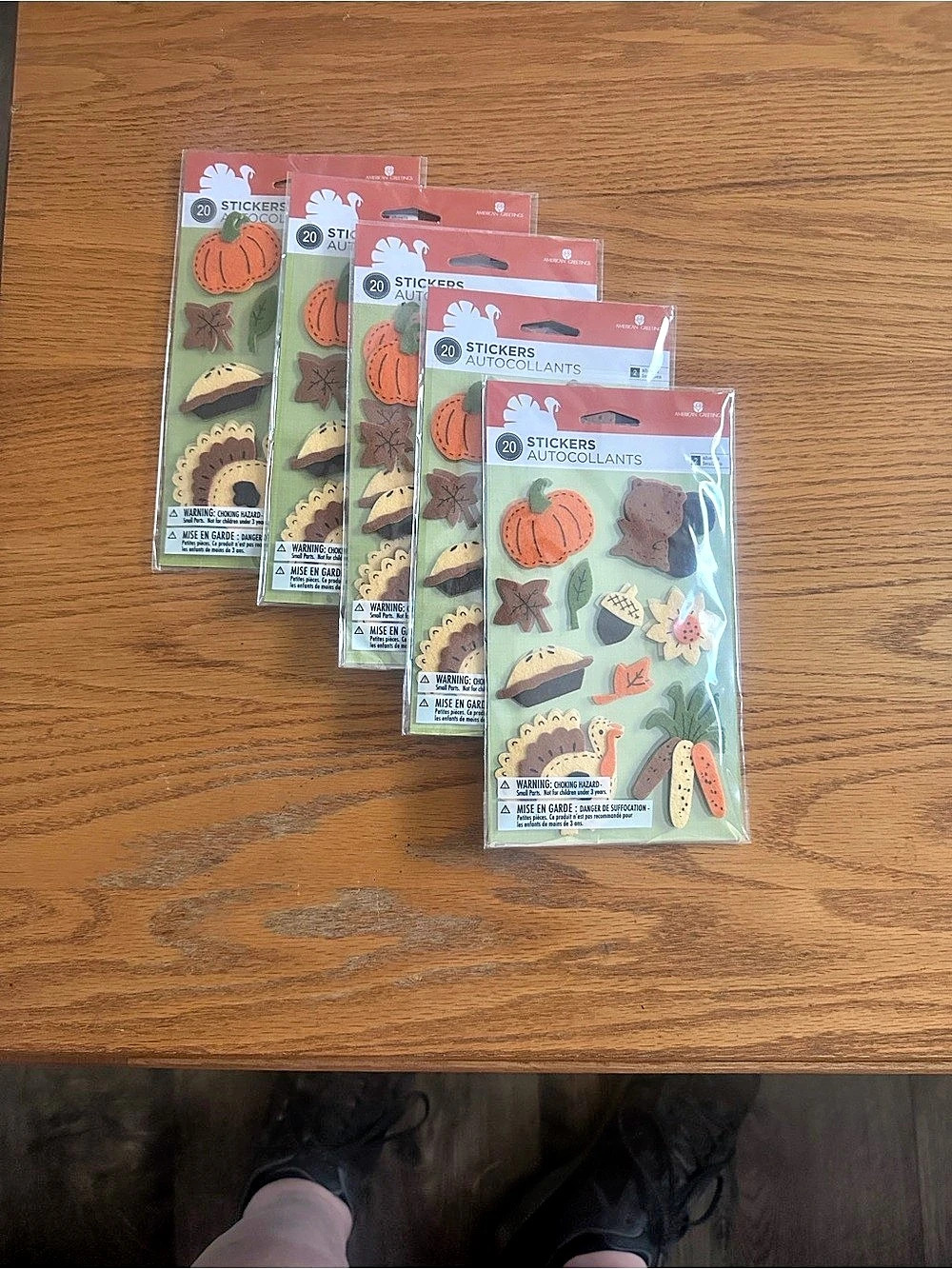 Autumn Sticker Packs Set Multicolor - Picture 2 of 4